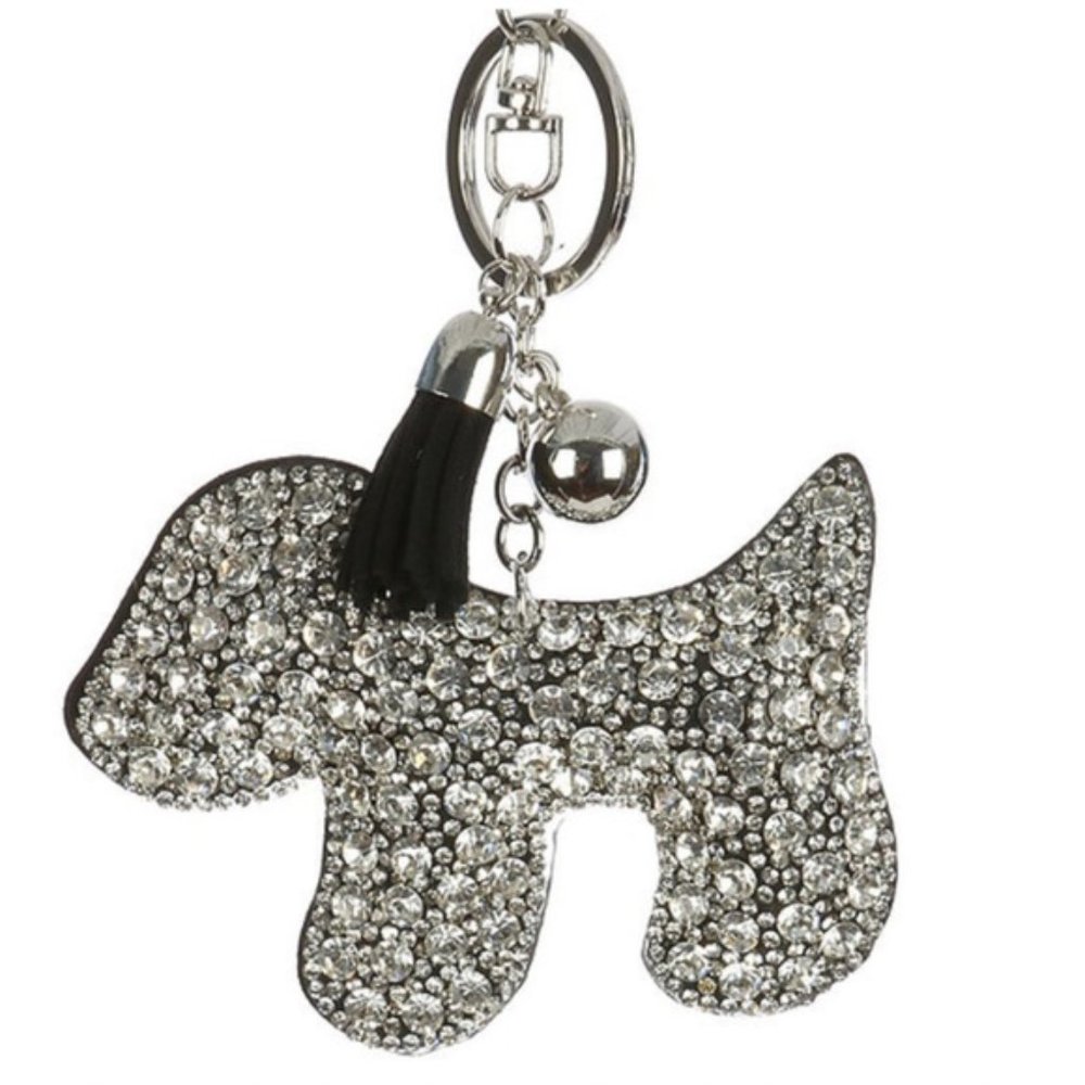 Stuffed Pillow Puppy Bag Accessory • Key Chain